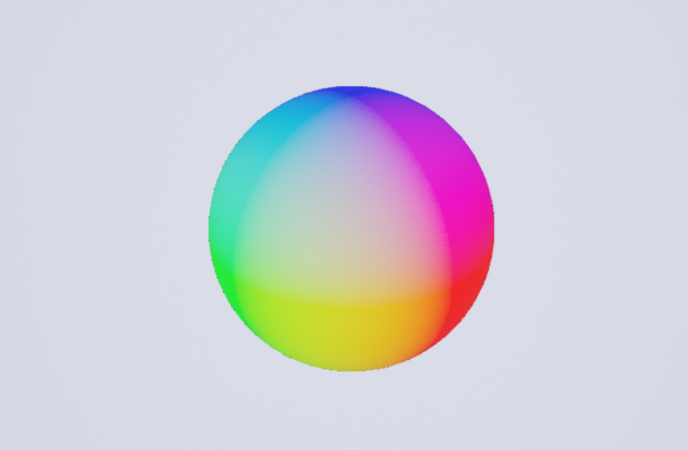 Sphere with normals